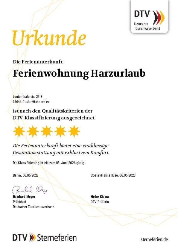Ferienwohnung Harzurlaub Goslar Eksteriør bilde